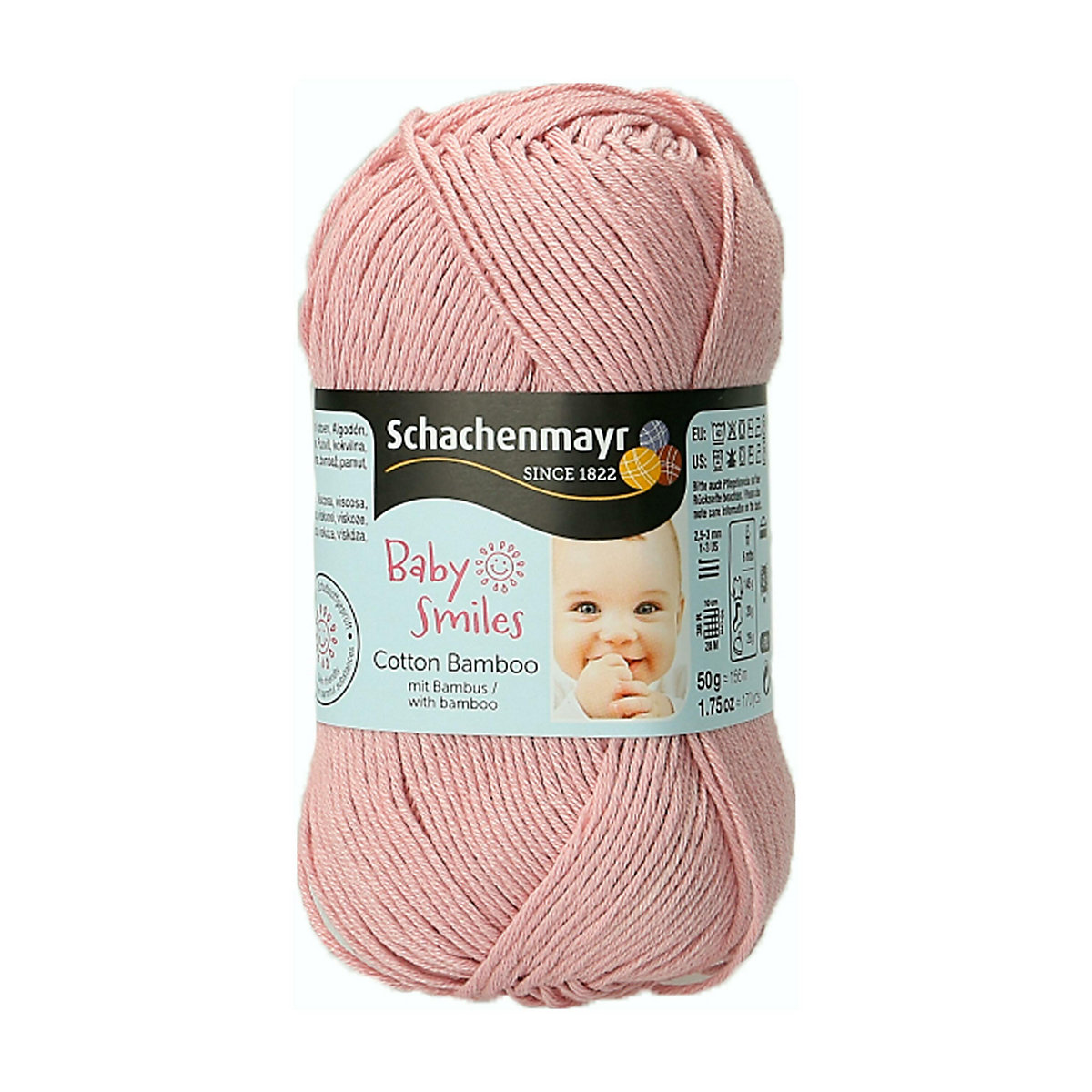 Handstrickgarne Baby Smiles Cotton Bamboo, 50g Altrosa