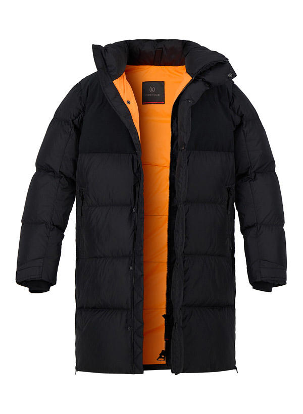 FIRE   ICE, Hybrid Daunenmantel Walt, Mikrofaser wasserabweisend, schwarz