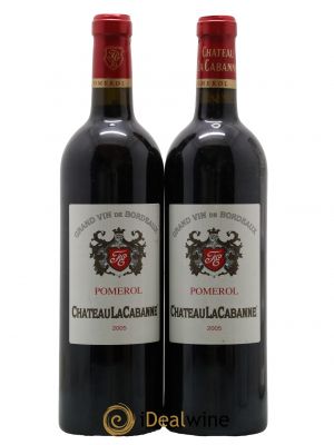 Château la Cabanne  2005 - Lot de 2 Bouteilles