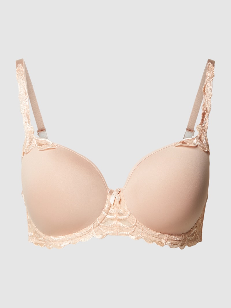 BH mit Spitzenbesatz Modell 'Modern Finesse' in beige