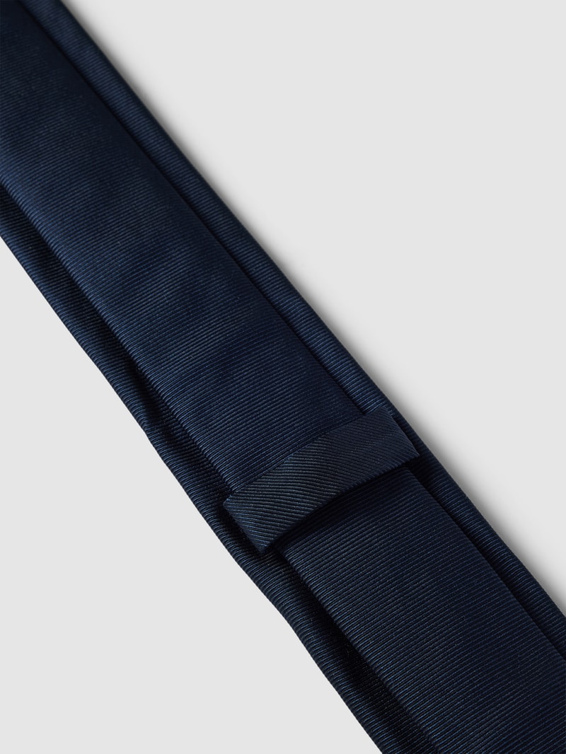 Seidenkrawatte mit Allover-Muster Modell 'Tie' (6 cm) in marineblau