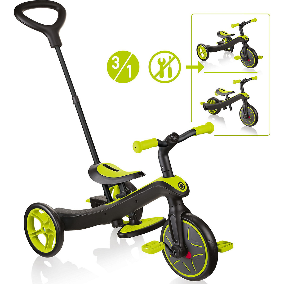 Explorer Trike 3in1, lime grün