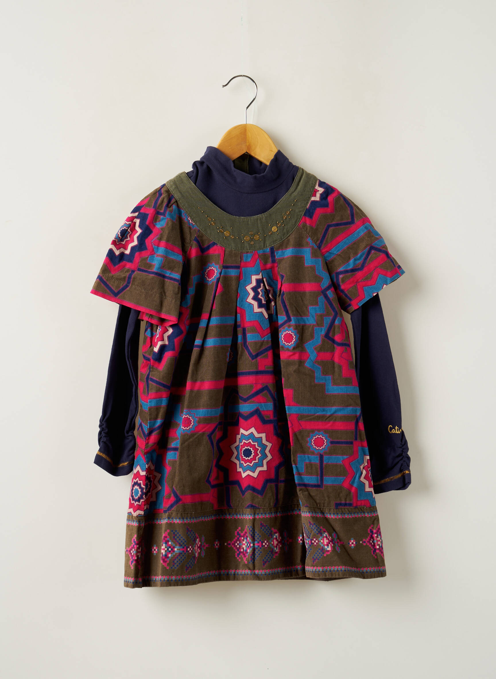 Catimini Robes Mi Longues Fille couleur gris