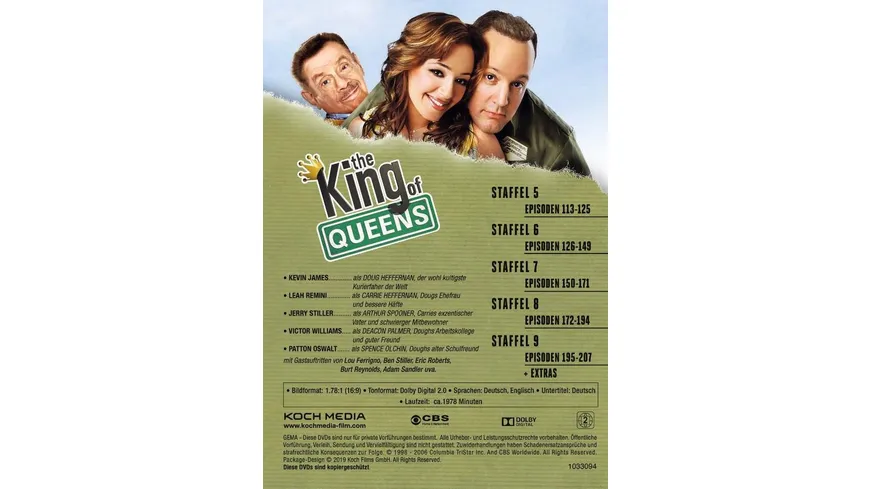 The King of Queens - Die komplette Serie - King Box [18 BRs]