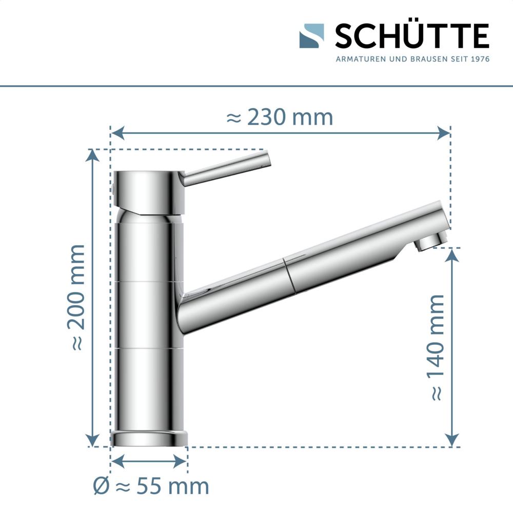 Schütte Spültischarmatur UNICORN Chrom