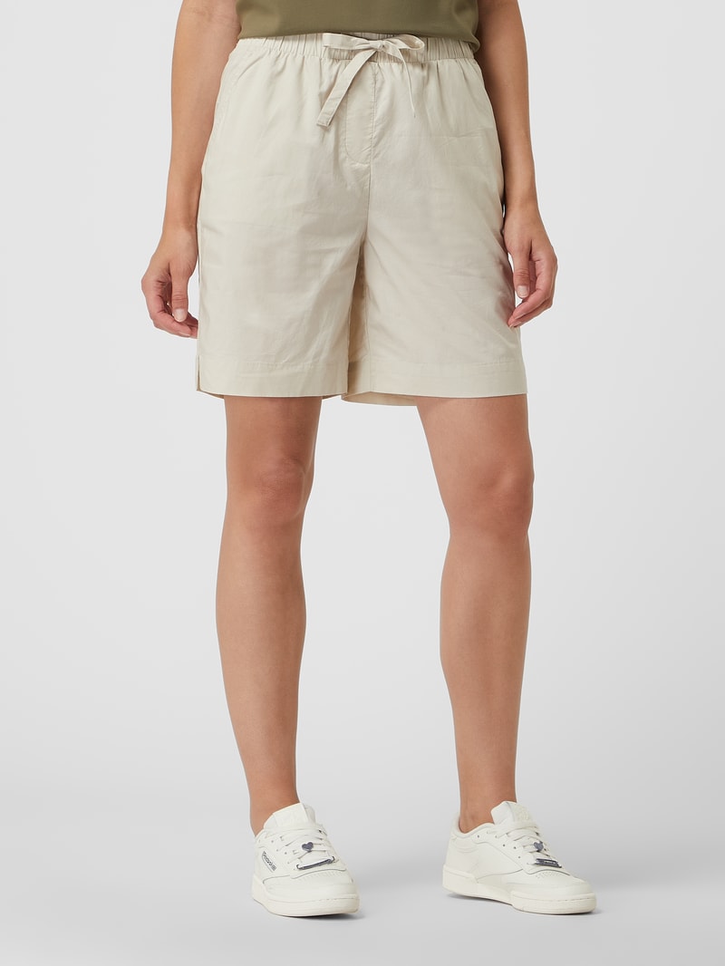 Loose Fit Shorts mit elastischem Bund in sand