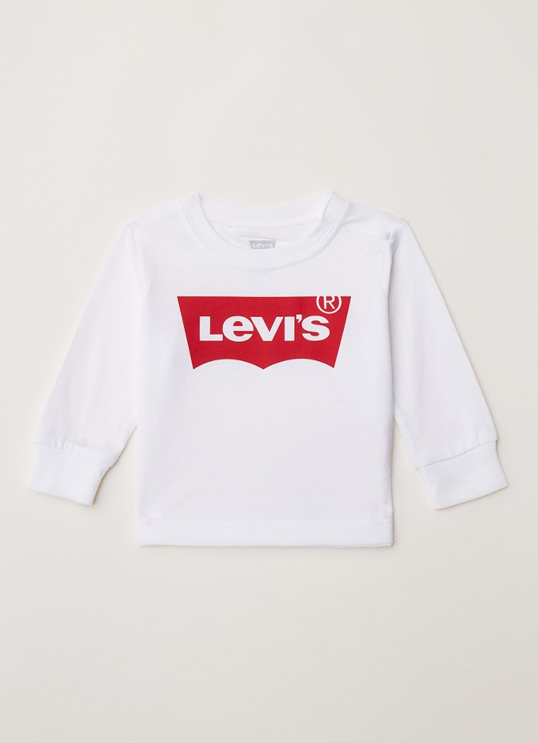 Tricou Levi's cu mânecă lungă și logo imprimat