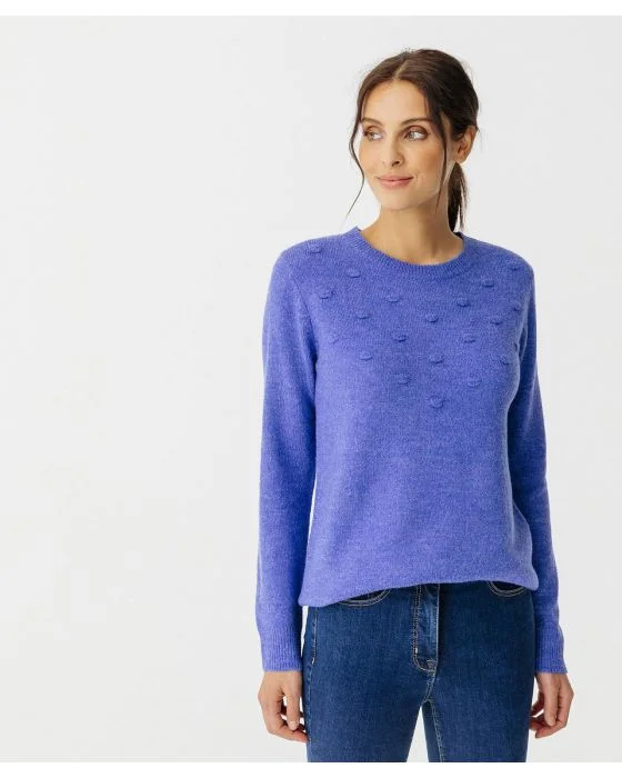 Pull maille chaude fantaisie, manches longues Thermolactyl