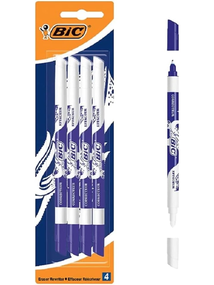 Bic Tintenkiller | Tintenlöscher Schmierfest | 4 Stück, 4er Pack günstig kaufen onesize