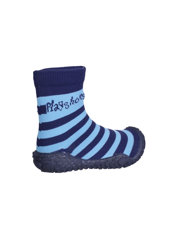 Playshoes Aqua-Socke Streifen in Marine/Hellblau günstig kaufen