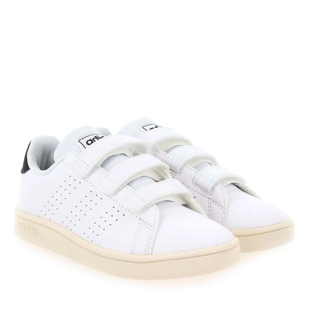 Adidas Originals  ADVANTAGE CF C - Blanc Noir