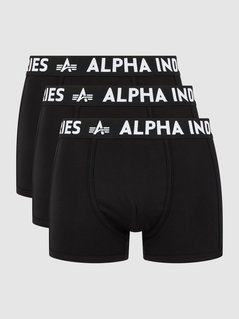 Trunks mit Stretch-Anteil im 2er-Pack in schwarz