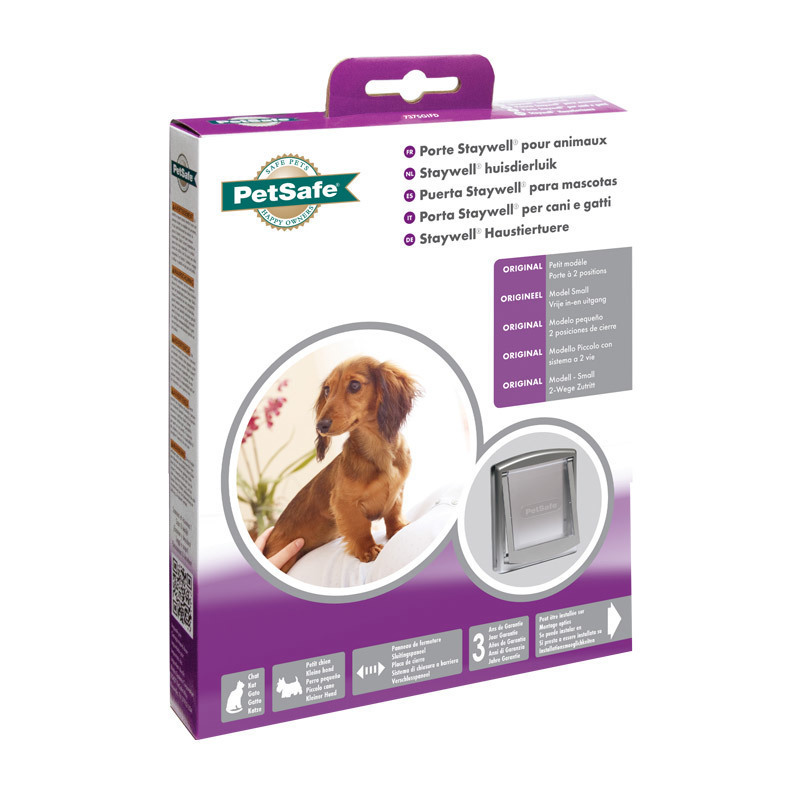 PetSafe Klappen & Türen PetSafe Haustierklappe 2-Wege silber S