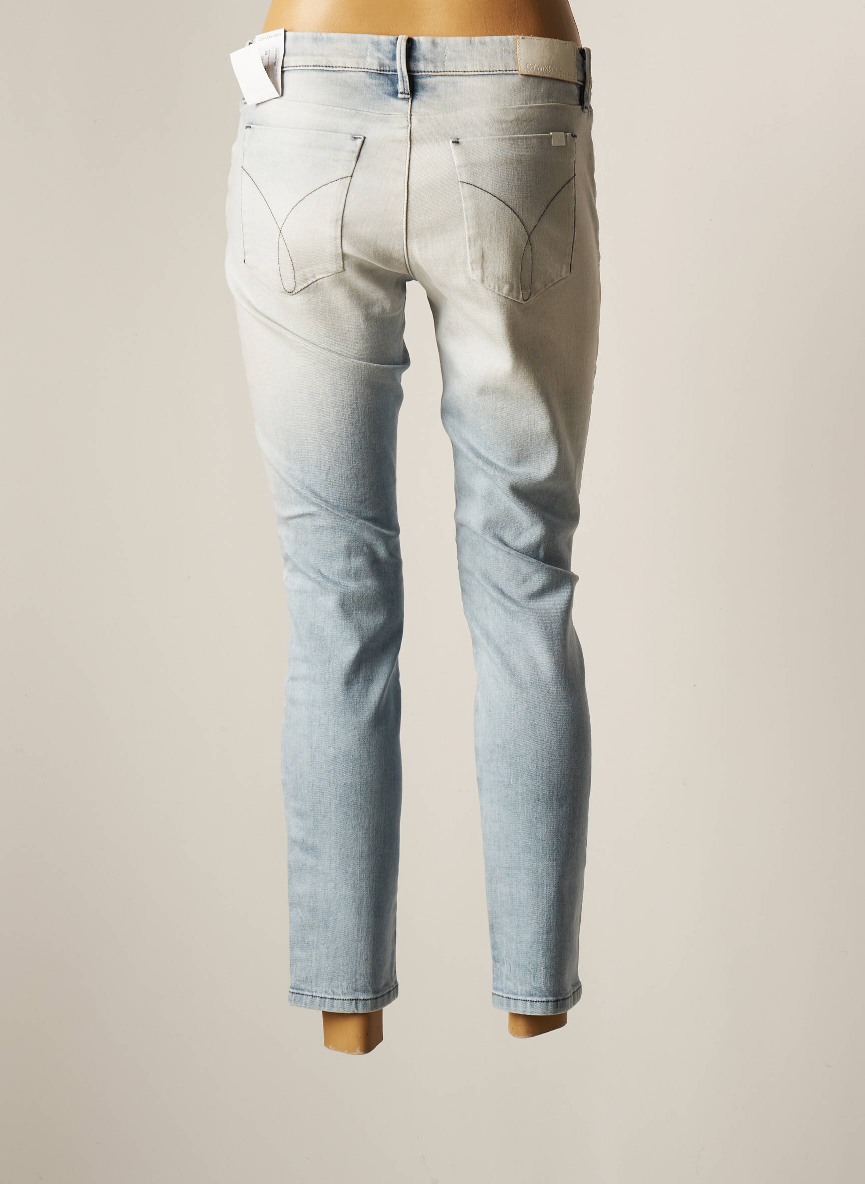 Calvin Klein Jeans Coupe Slim Femme couleur bleu