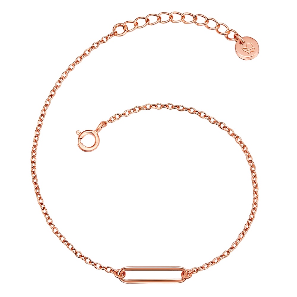 Glanzstücke München Bracelet en argent Argent sterling en Or rose Bracelet