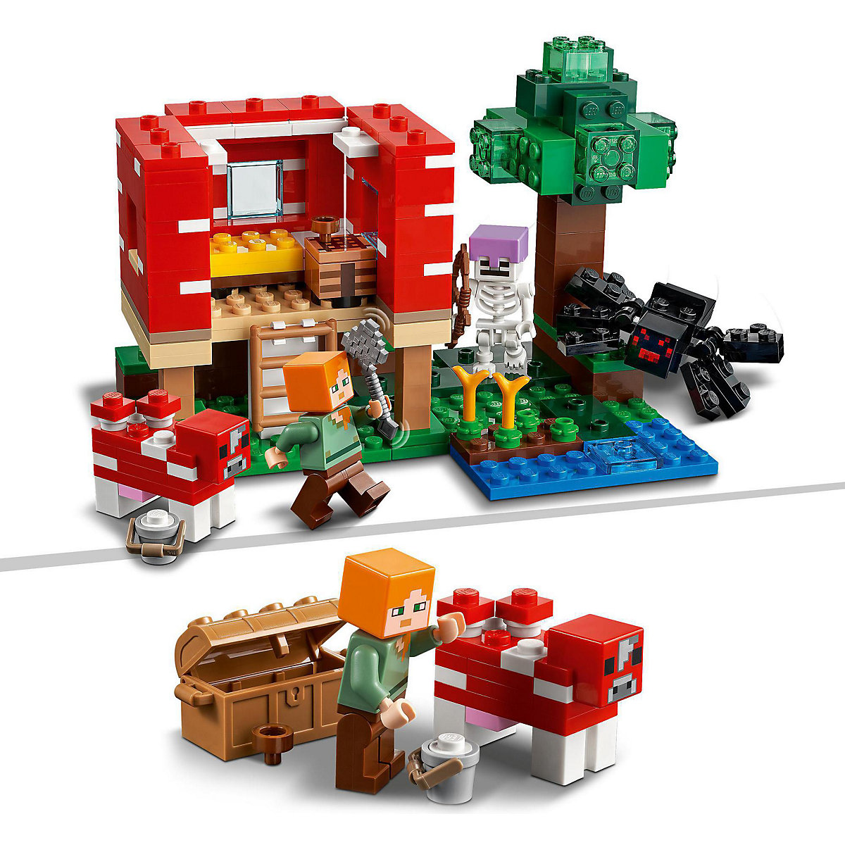 LEGO® Minecraft 21179 Das Pilzhaus