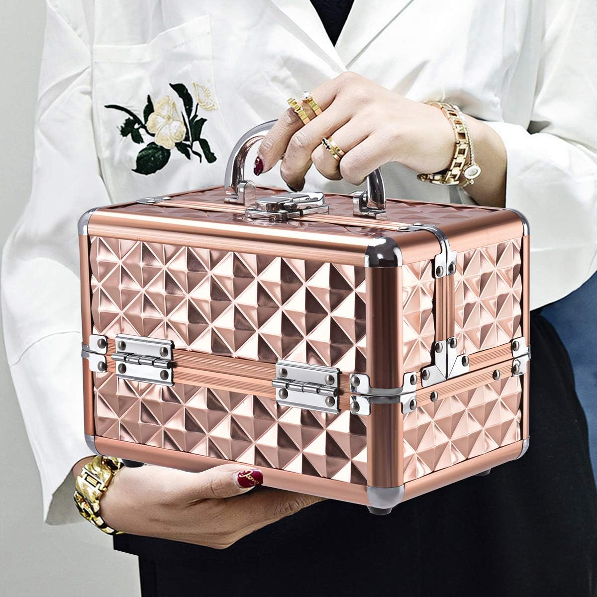 Costway COSTWAY Beauty Case Schminkkoffer Kosmetikkoffer