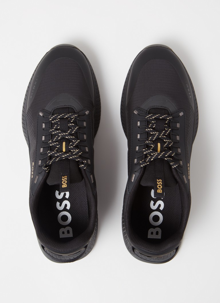 Trampki HUGO BOSS z detalami z siateczki