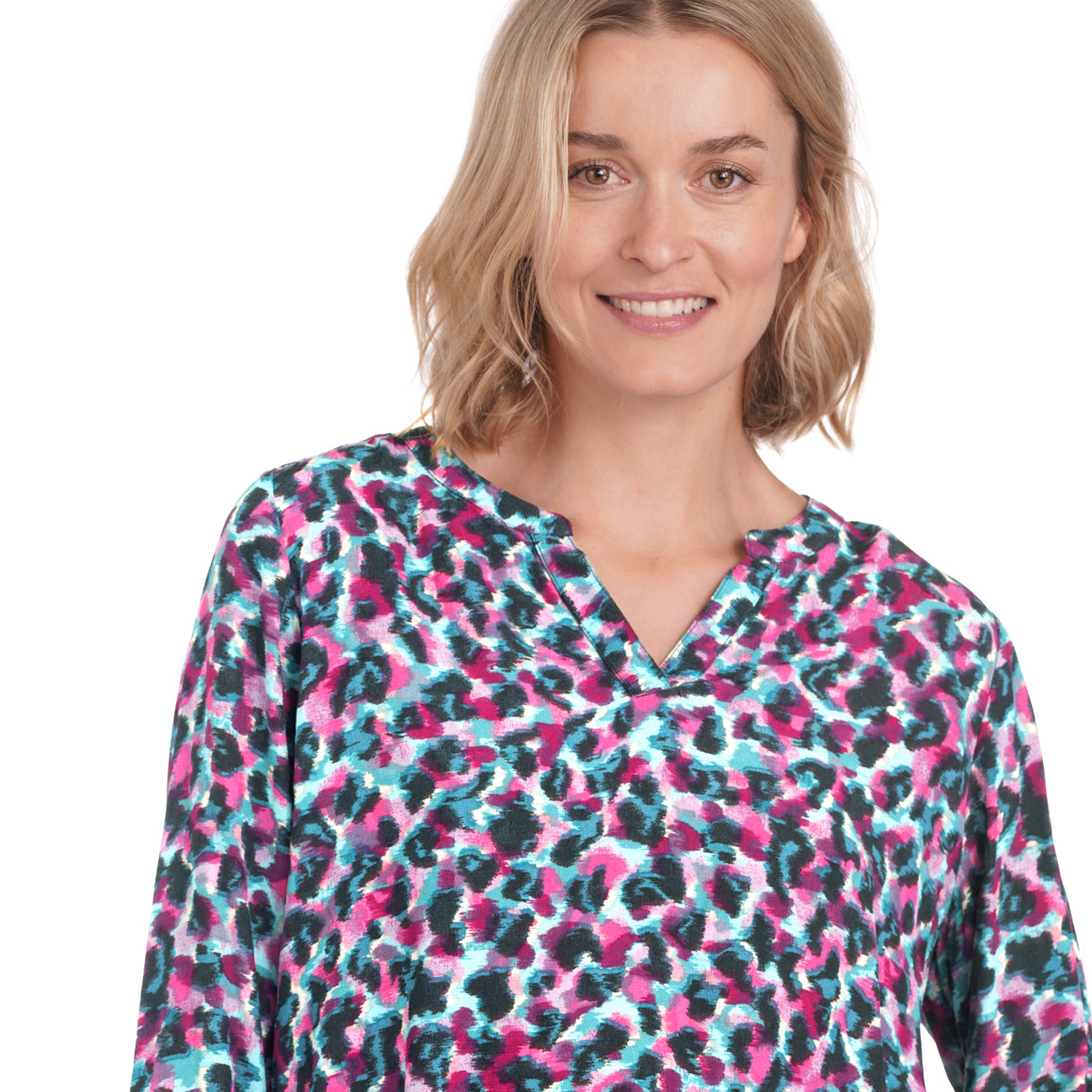 Damen Bluse mit Allover-Muster