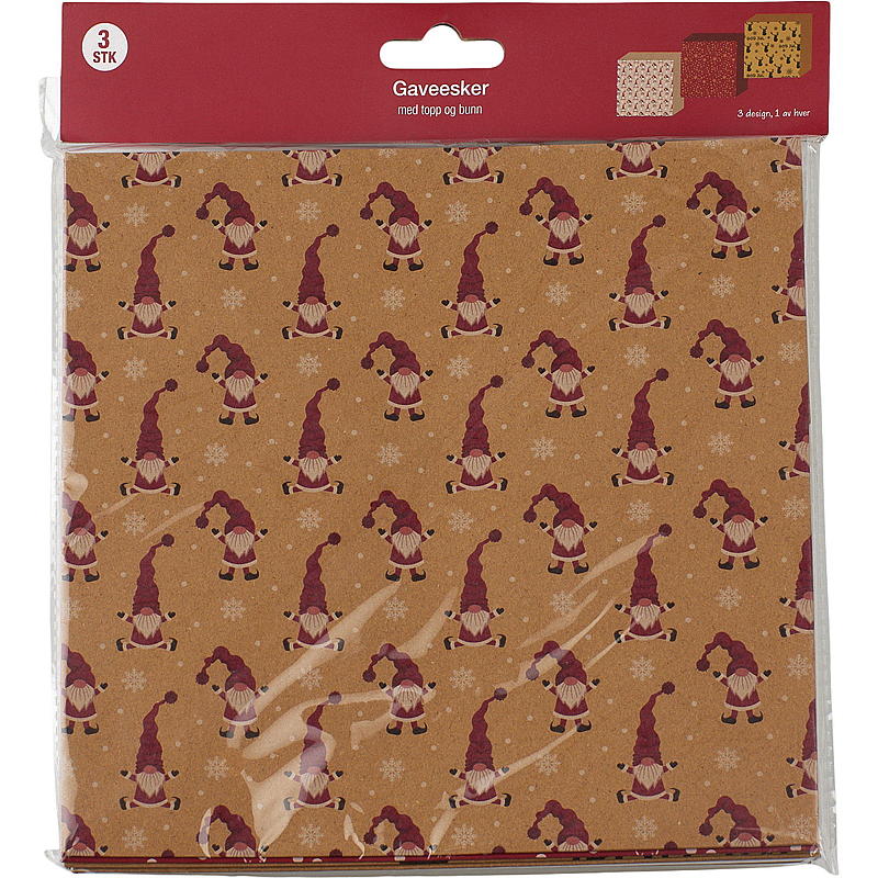 Home Gaveeske 3-pk m/topp & bunn