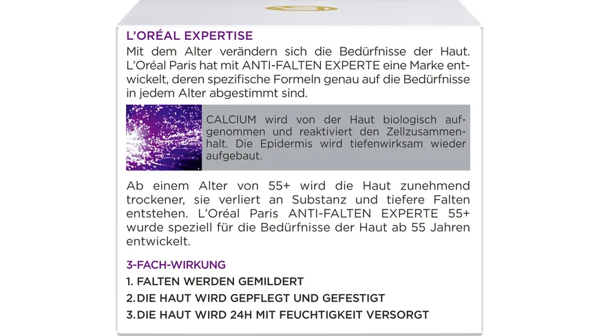 L'Oréal Paris Anti Falten Expert 55+ Tagpflege Tiegel 50 ml