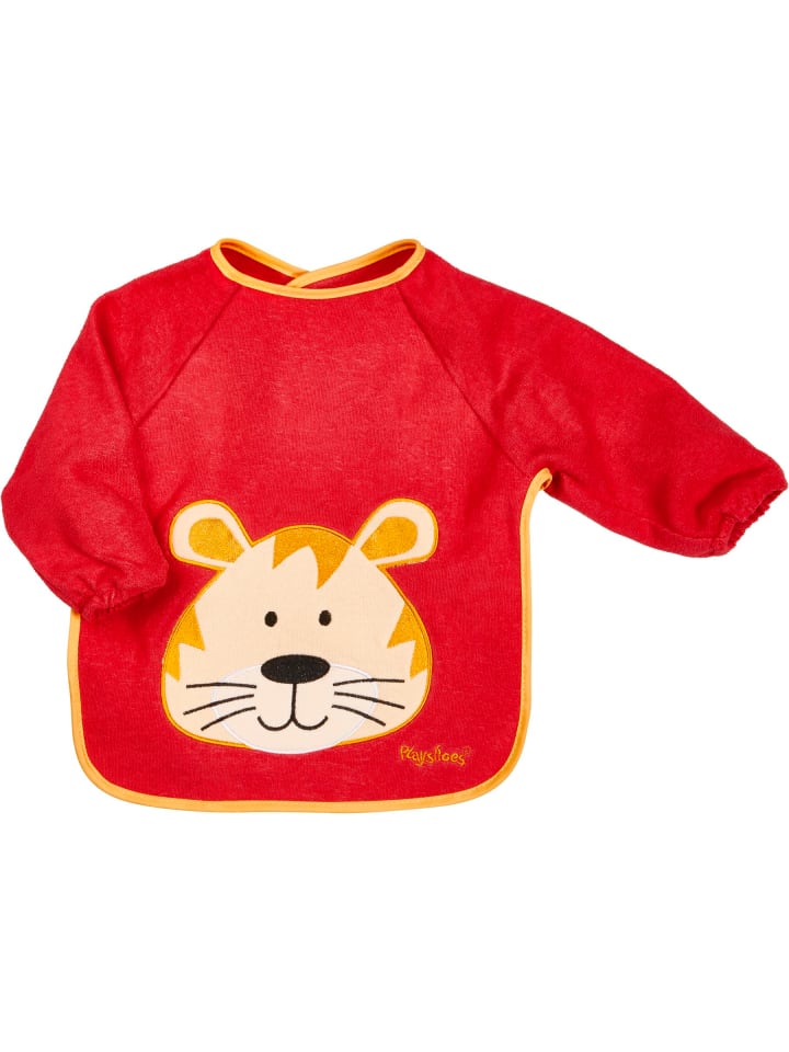 Playshoes Ärmel-Lätzchen Langarm in Rot günstig kaufen onesize