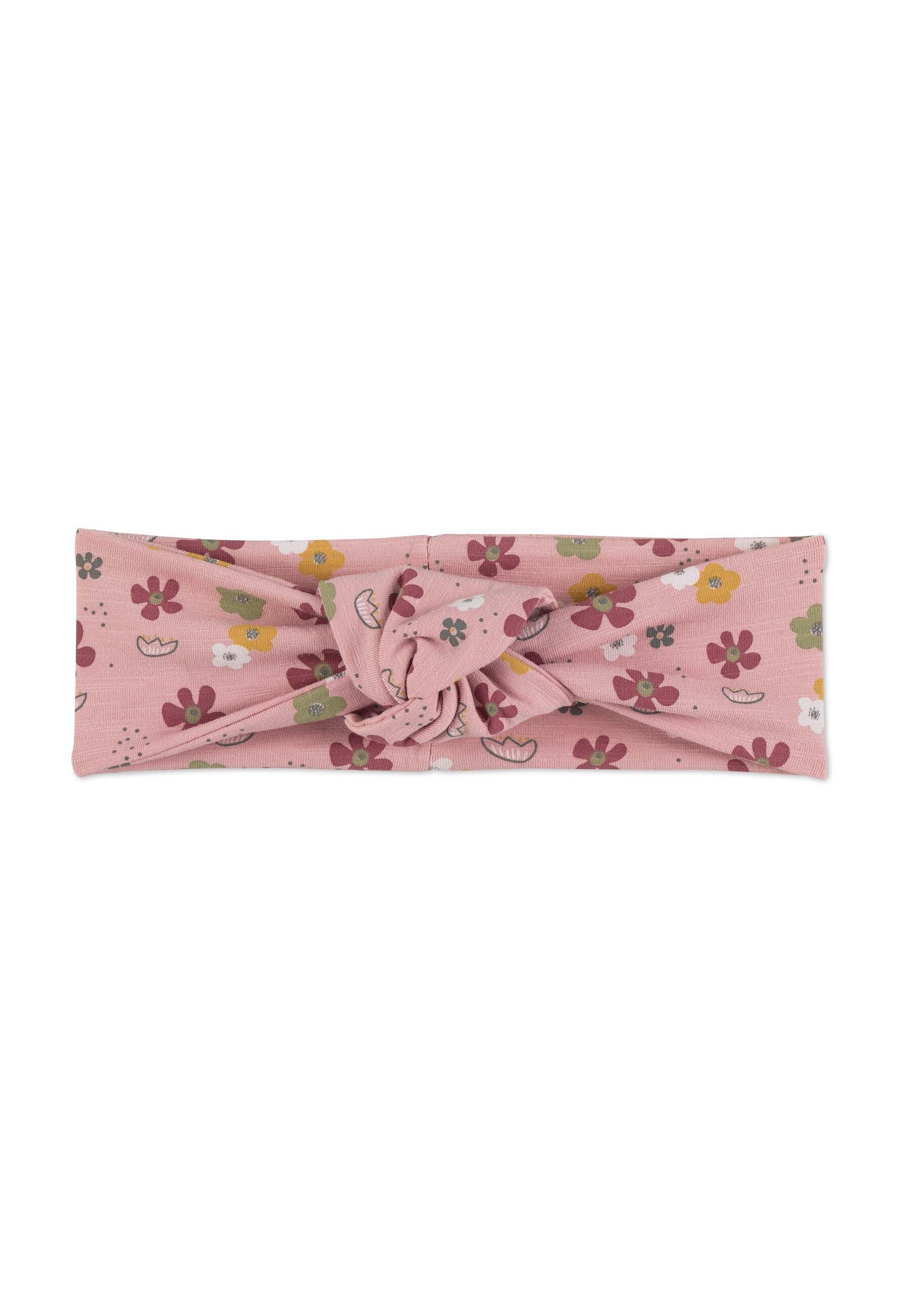 Stirnband Twist Knoten, mehrfarbiger Blumen Druck
