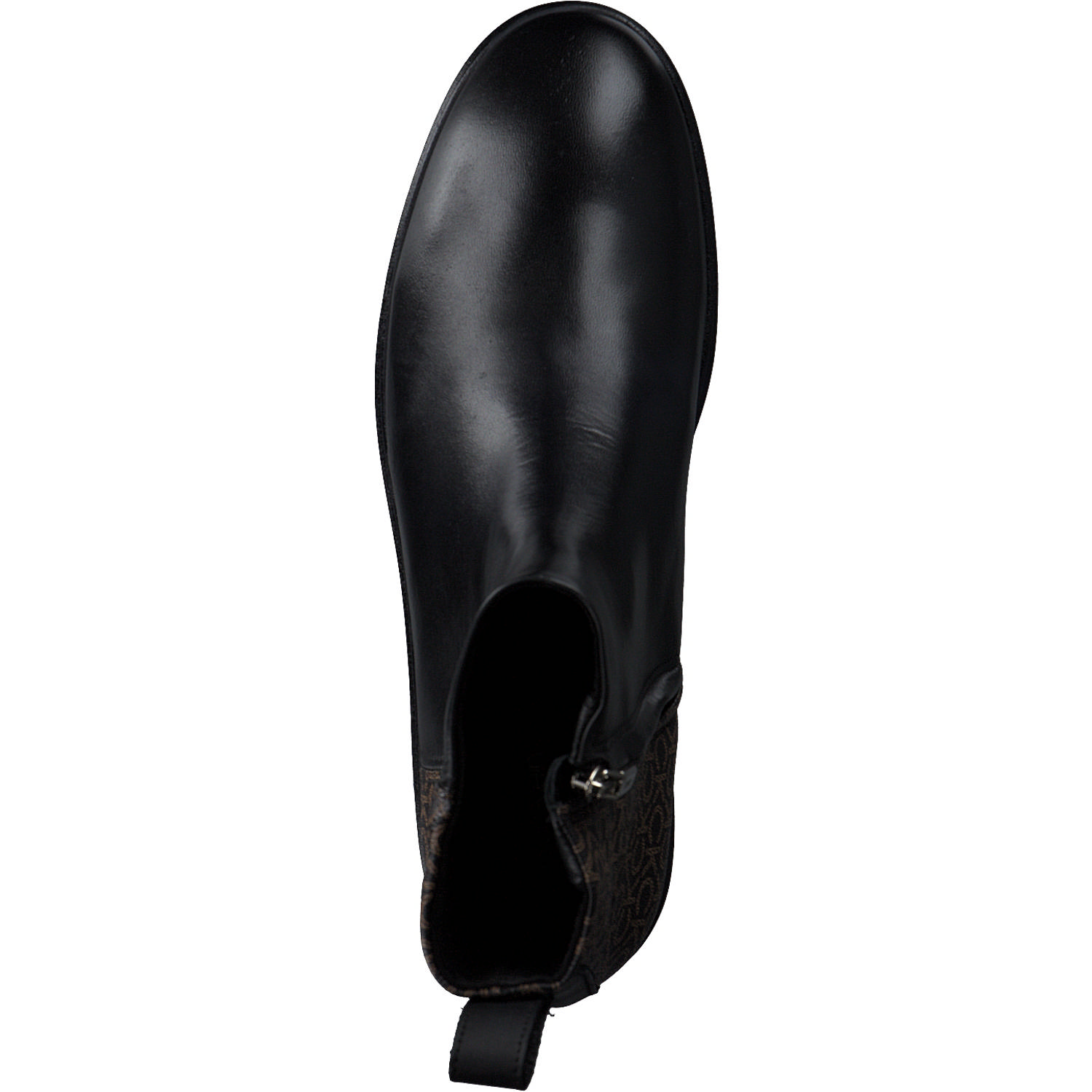 Calvin Klein HW0HW01313, Chelsea Boots, Damen, Schwarz /Brown Mono