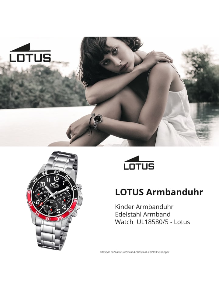Lotus Chronograph-Armbanduhr Lotus Junior silber mittel (ca. 36mm) günstig kaufen onesize