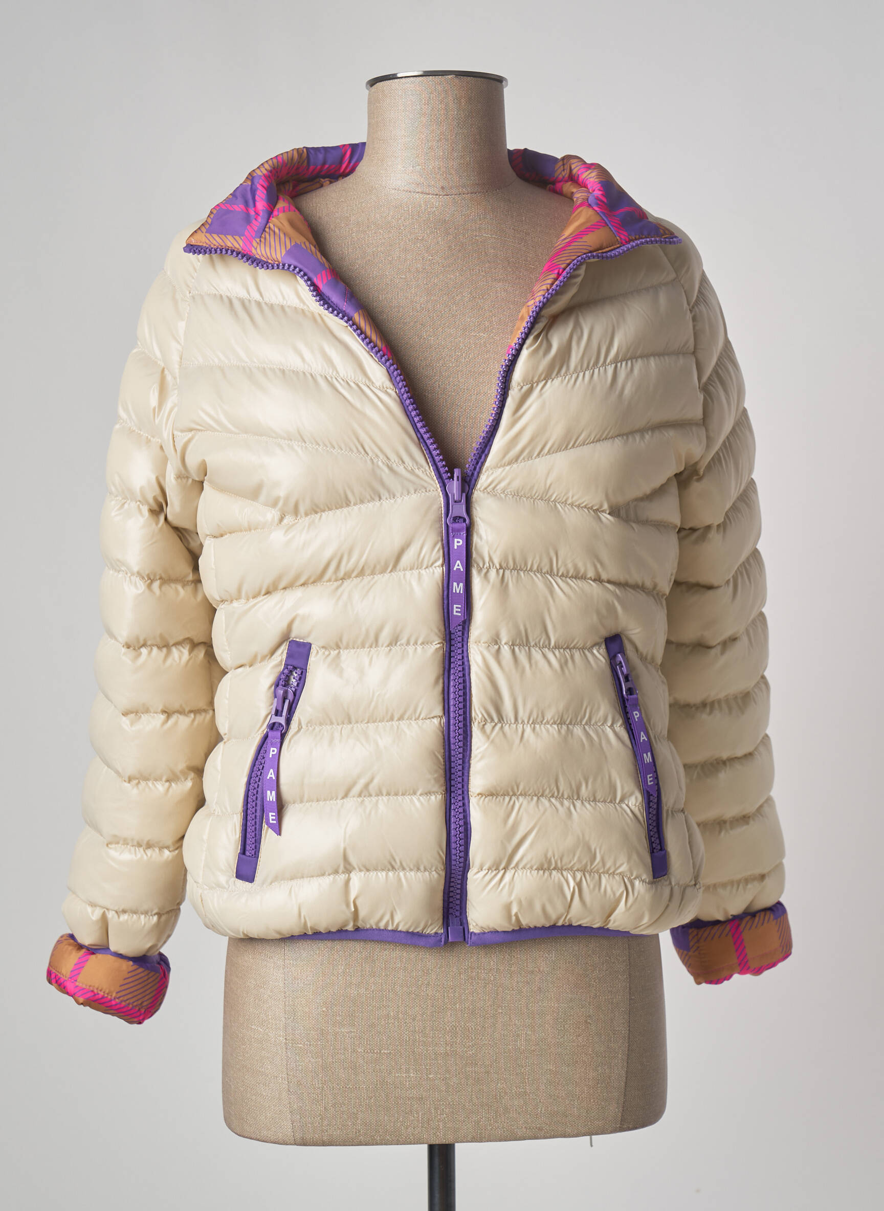 Pame Carrioni Doudounes Femme couleur beige
