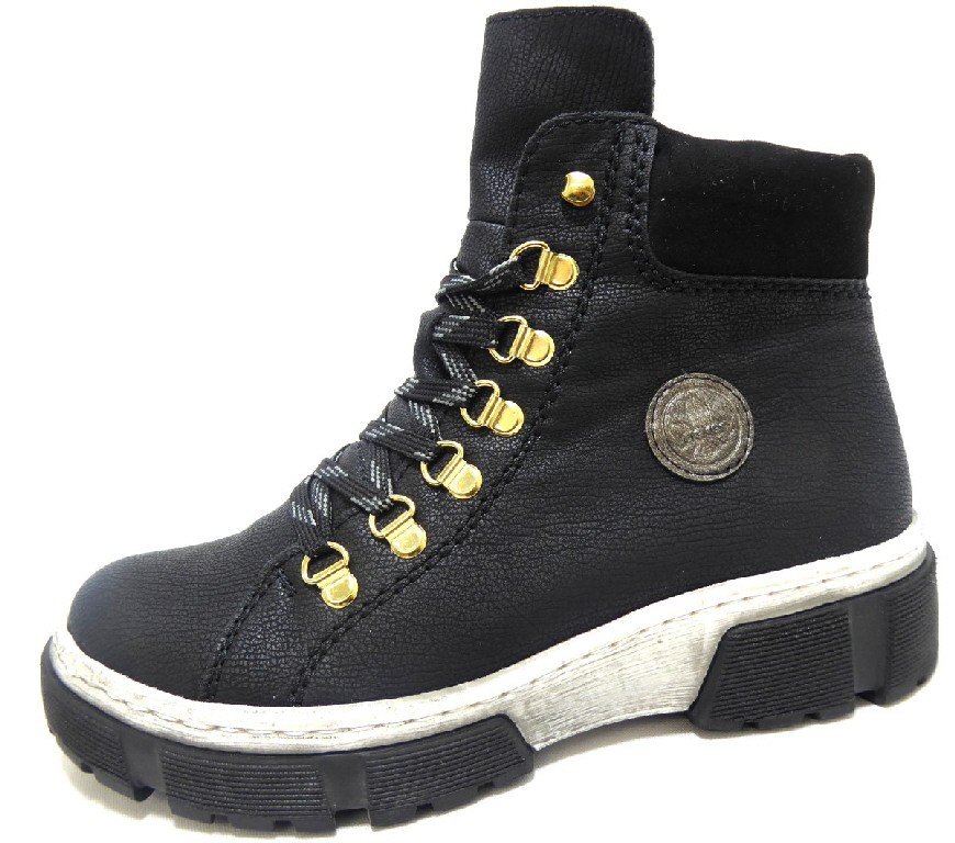 RIEKER Stiefeletten schwarz