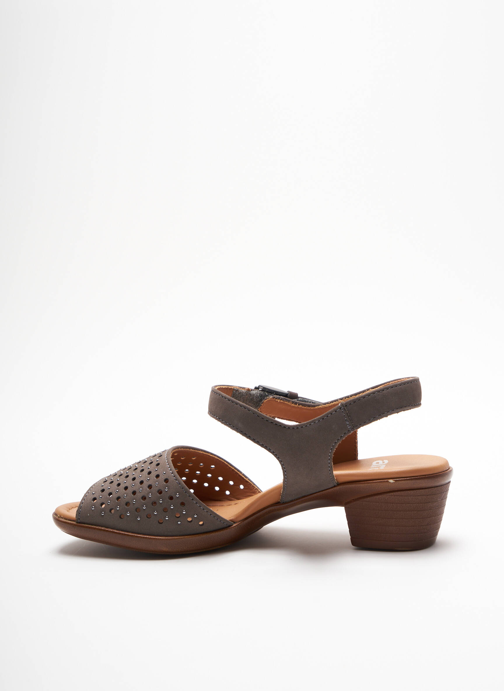 Ara Sandales Nu Pieds Femme couleur gris