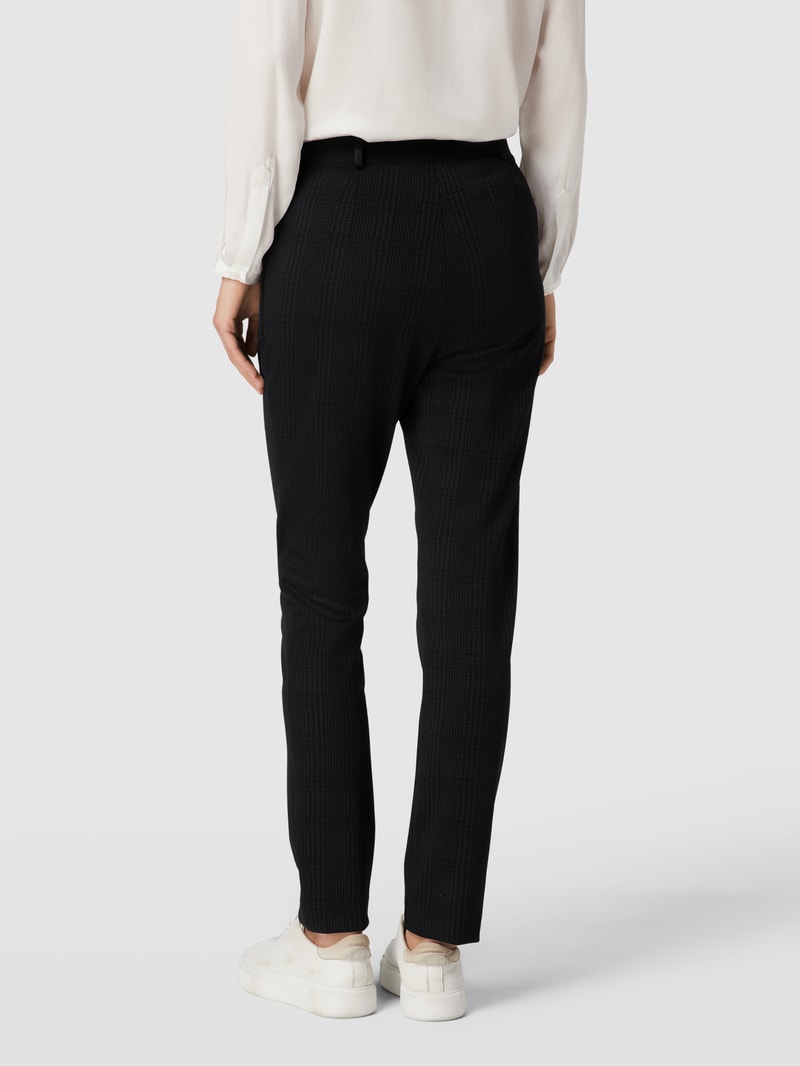 Super Slim Fit Hose mit Knopf- und Reißverschluss in schwarz