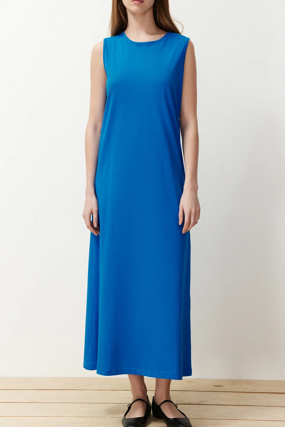 Trendyol Modest  Saks Ärmelloses Kleid Futter-Unterwäsche TCTSS21UK0034