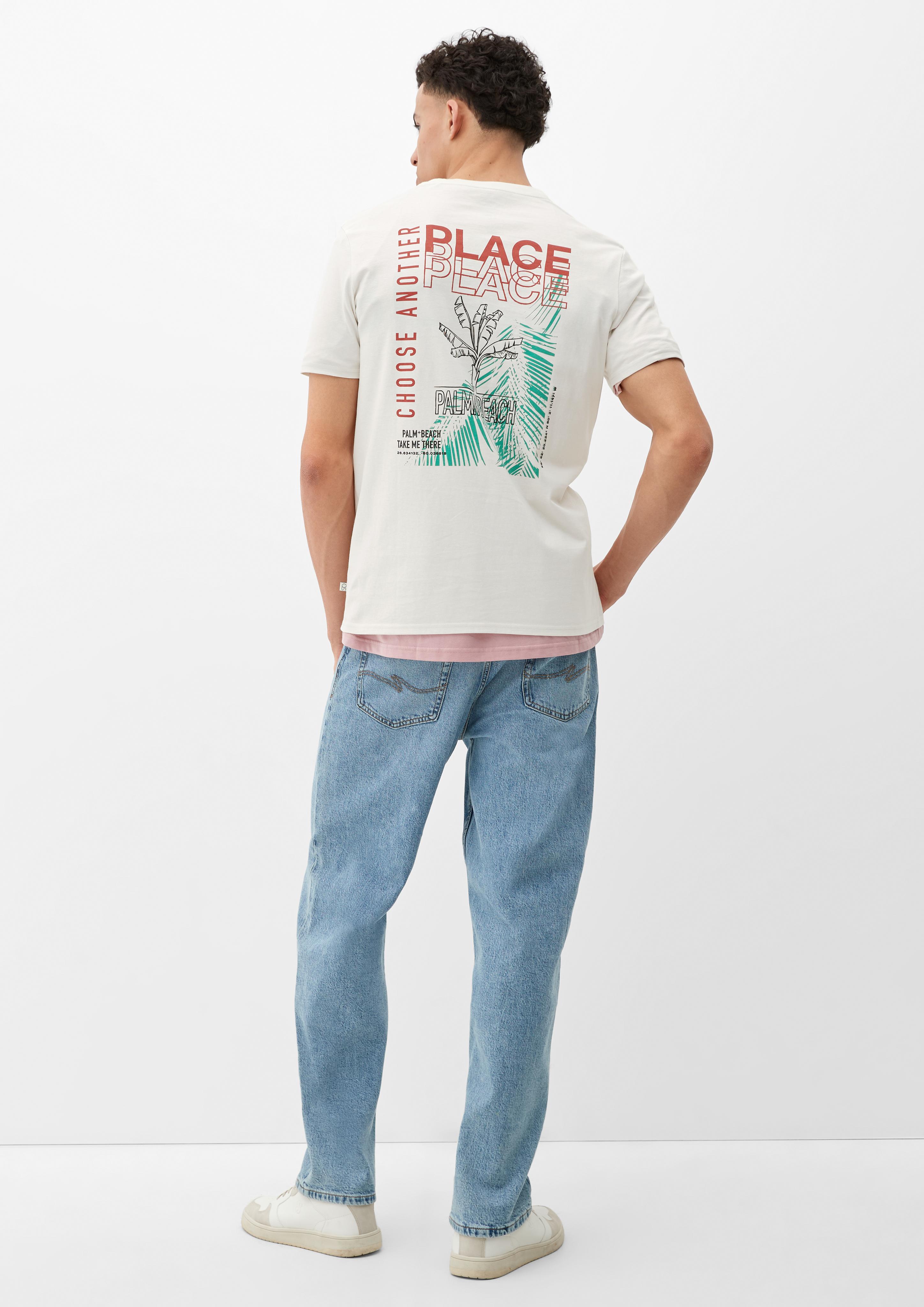 Baumwollshirt mit Rückenprint  2129760-80D0