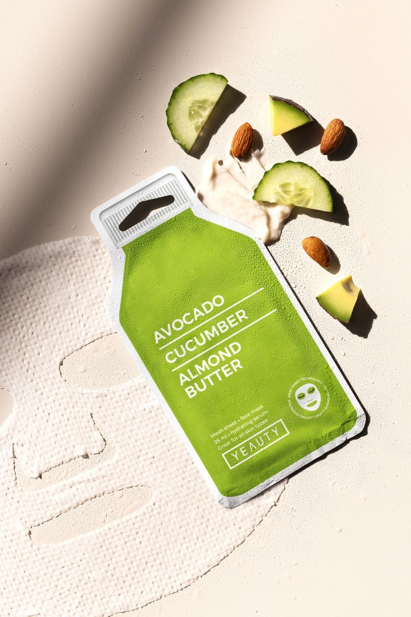 Tuchmaske Avocado-Cucumber-Almond Butter, 1 St