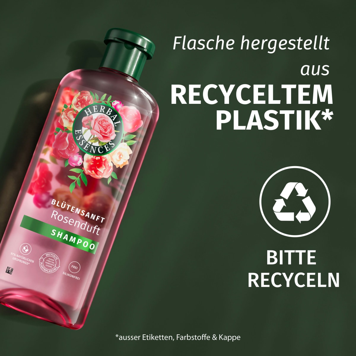 Shampoo Blütensanft Rosenduft, 350 ml
