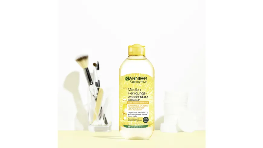 Garnier Skin Active Mizellen Reinigungswasser Vitamin C für müde Haut 400 ml