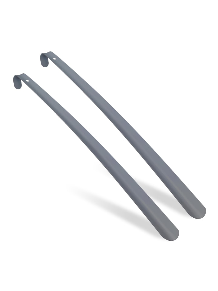 relaxdays 2x Schuhlöffel in Grau günstig kaufen onesize