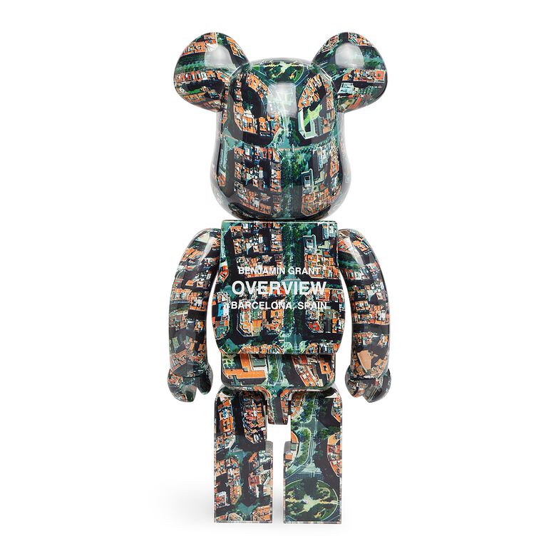 Medicom Bearbrick Benjamin Grant OVERVIEW BARCELONA 1000% multicolor