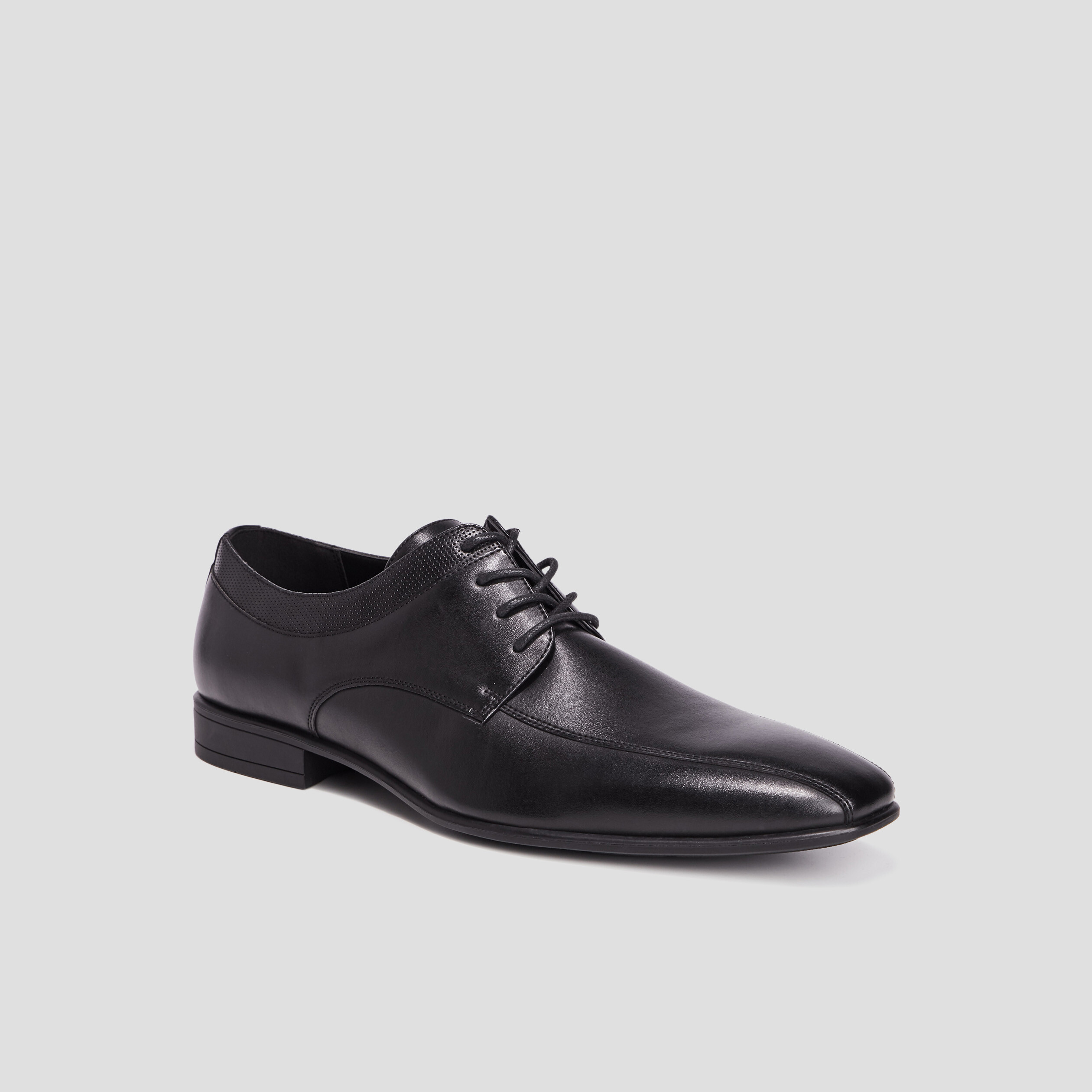 Derbies à bouts carrés noir homme | La Halle