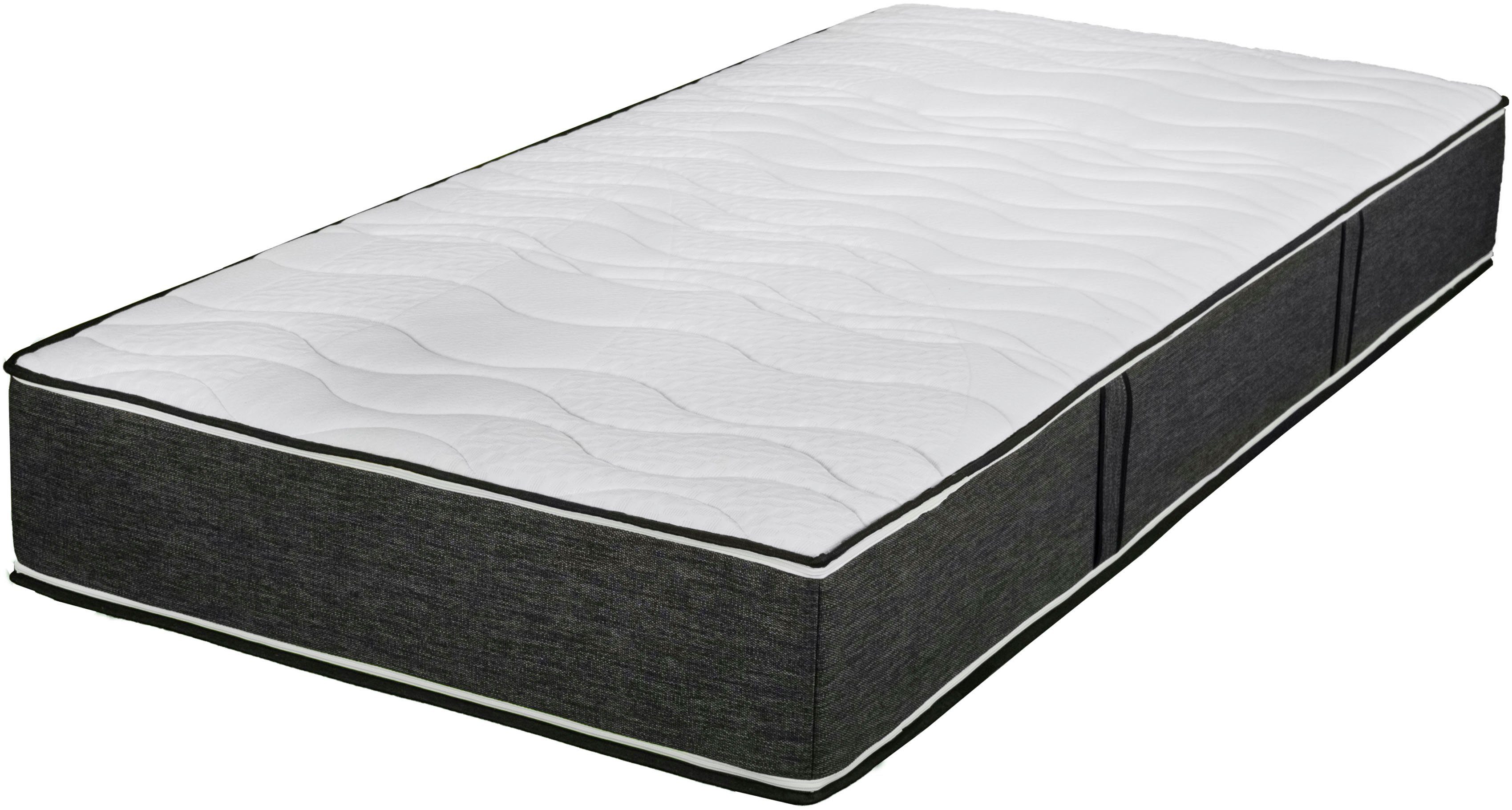 Boxspringmatratze TFK 1000 Variant, Breckle Northeim, 25 cm hoch, 7-Zonen Tonnentaschenfederkern, mit farbigem Border, Made in Germany