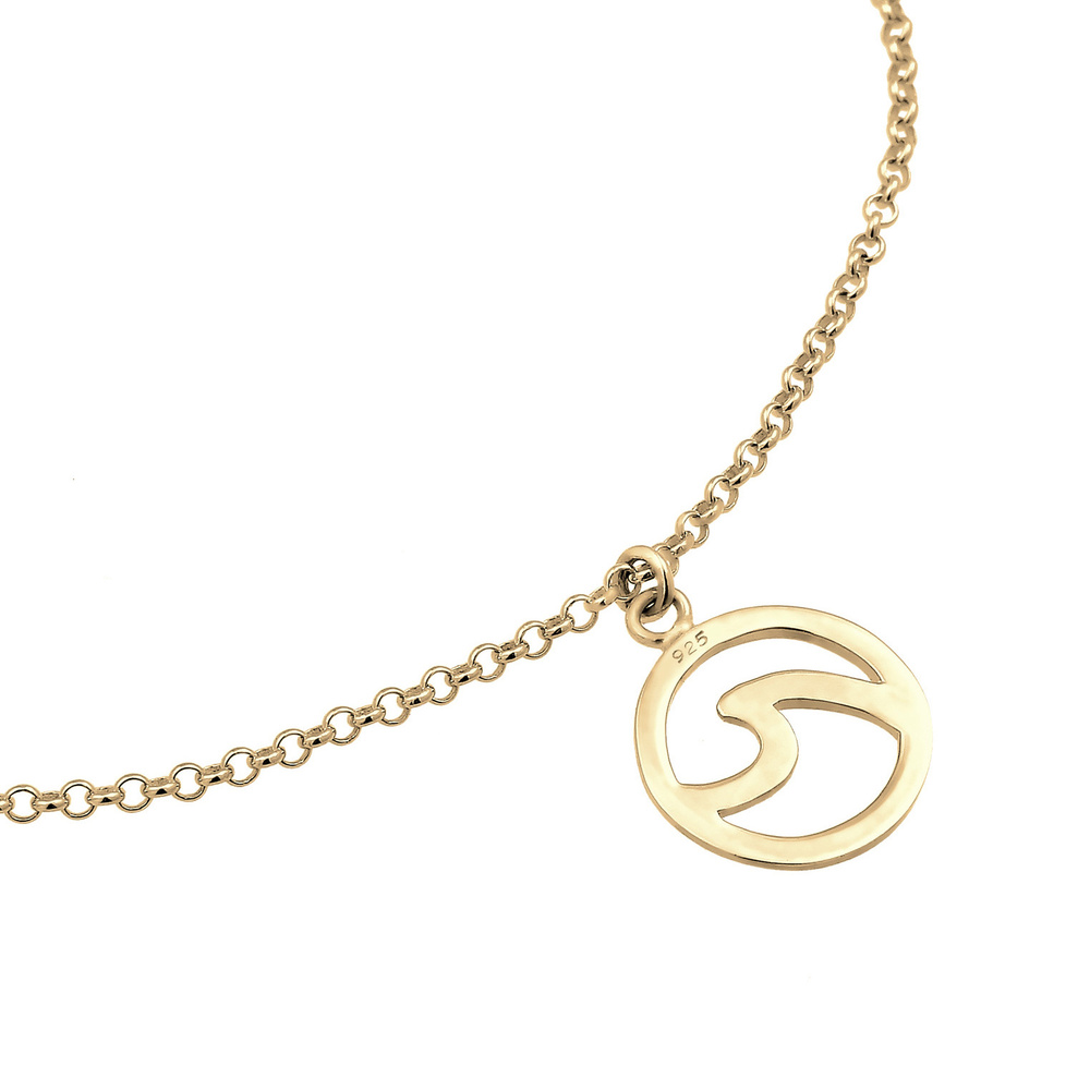 Elli Elli Bracelet de Cheville Maritime Bienveillant Bracelet Femme-(925/1000) Argent Bijoux