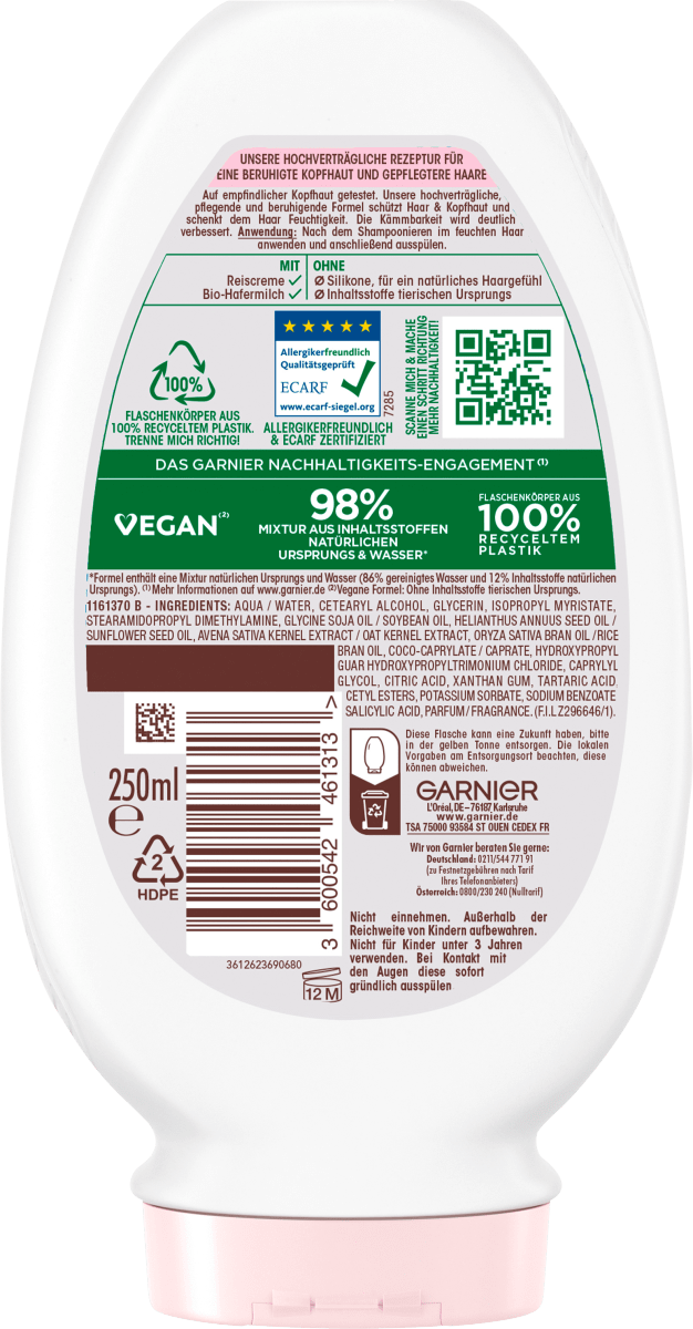Conditioner Sanfte Hafermilch, 250 ml