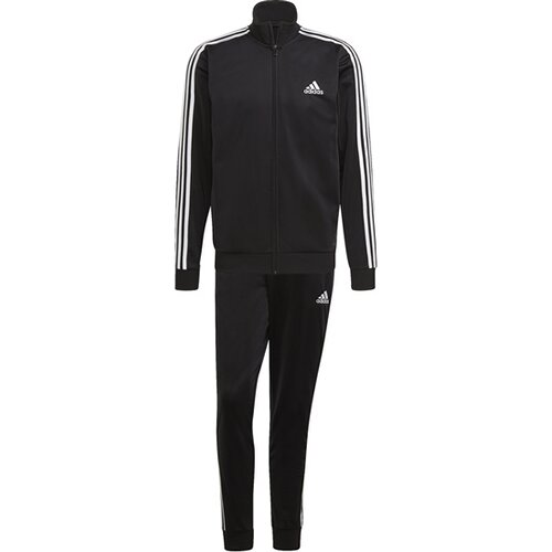 HERREN TRAININGSANZUG 3-STRIPES SCHWARZ