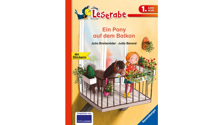 Leserabe - Ein Pony auf dem Balkon