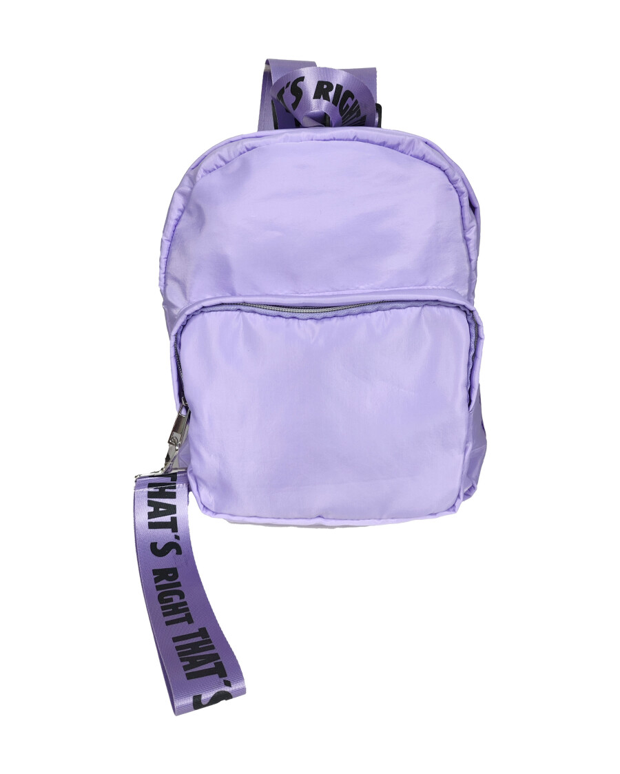 Rucksack mit Spruchband