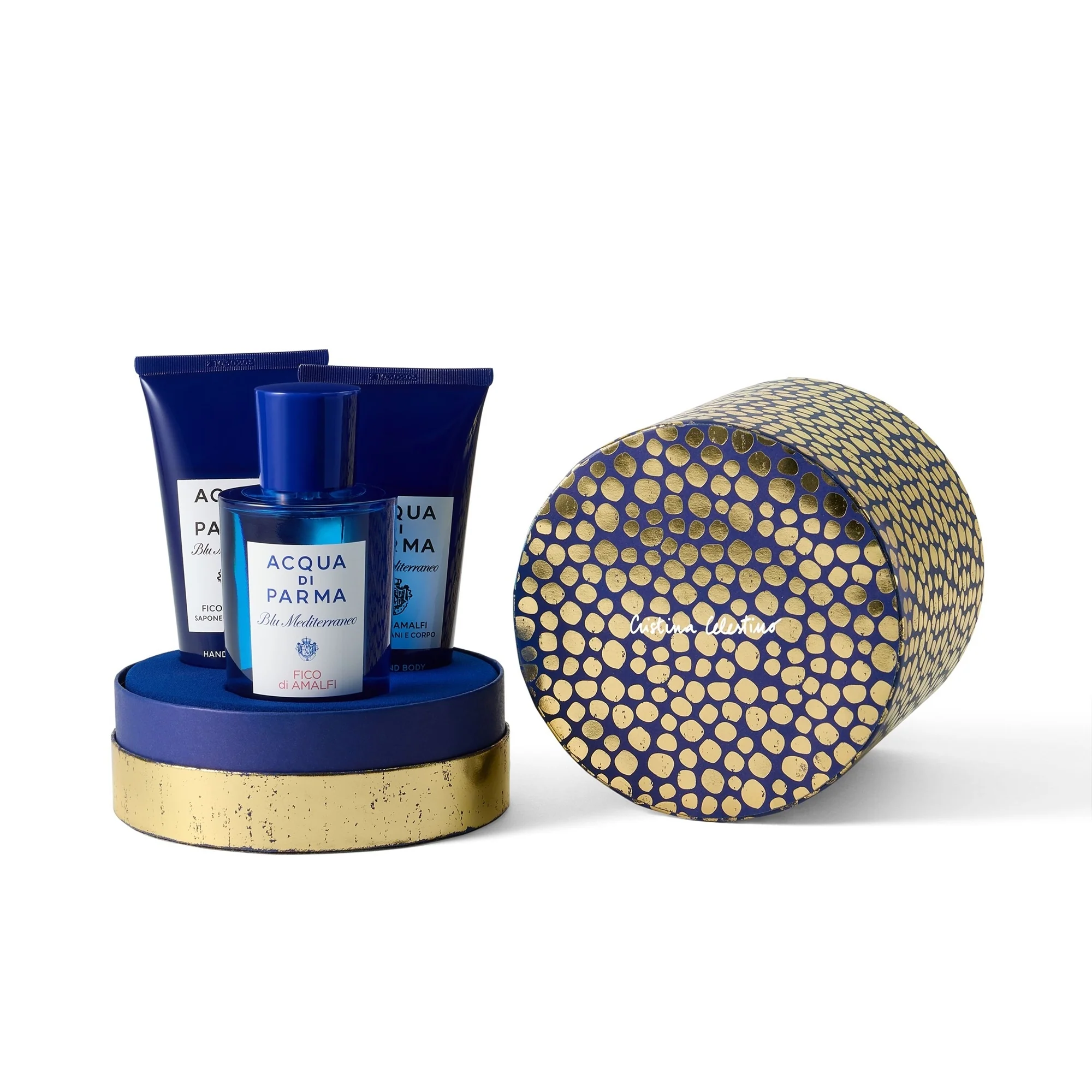Set cadou Blu Mediterraneo Fico di Amalfi - Set parfum pentru femei, Set parfum barbati, Apa de toaleta unisex, Apa de toaleta