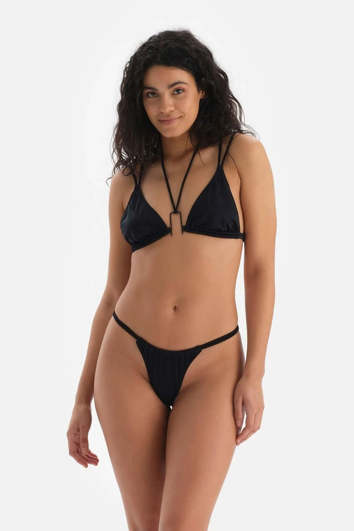 Dagi  Schwarze brasilianische Bikinihose