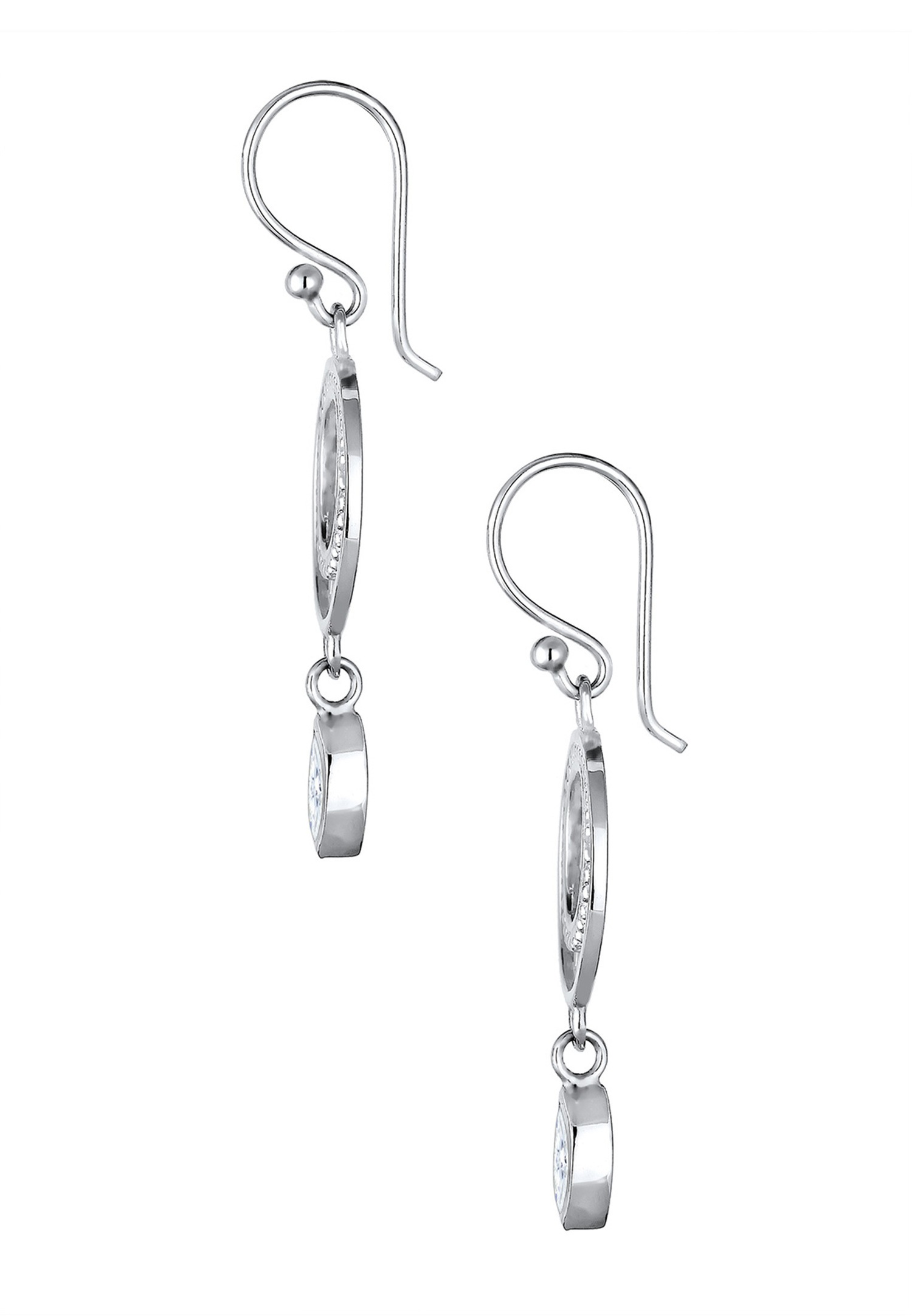 Elli PREMIUM Ornament Cyrkonia Marquise Srebro próby 925